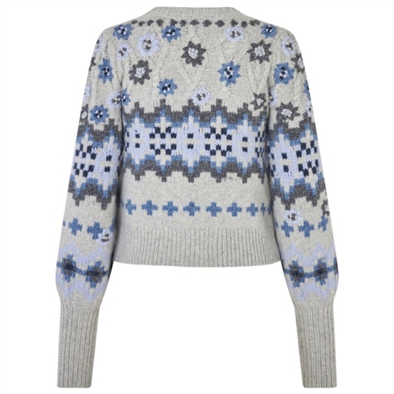 Dea Kudibal Livadea Strik Cardigan, Grey Melange
